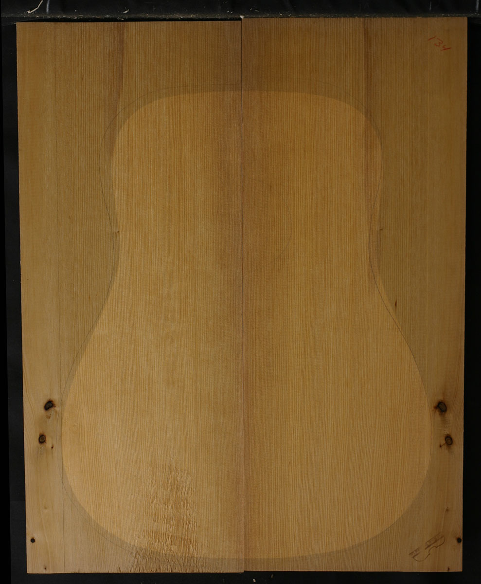 Thermally modified W (aka "Torrefied") Red "Adirondack" Spruce Guitar