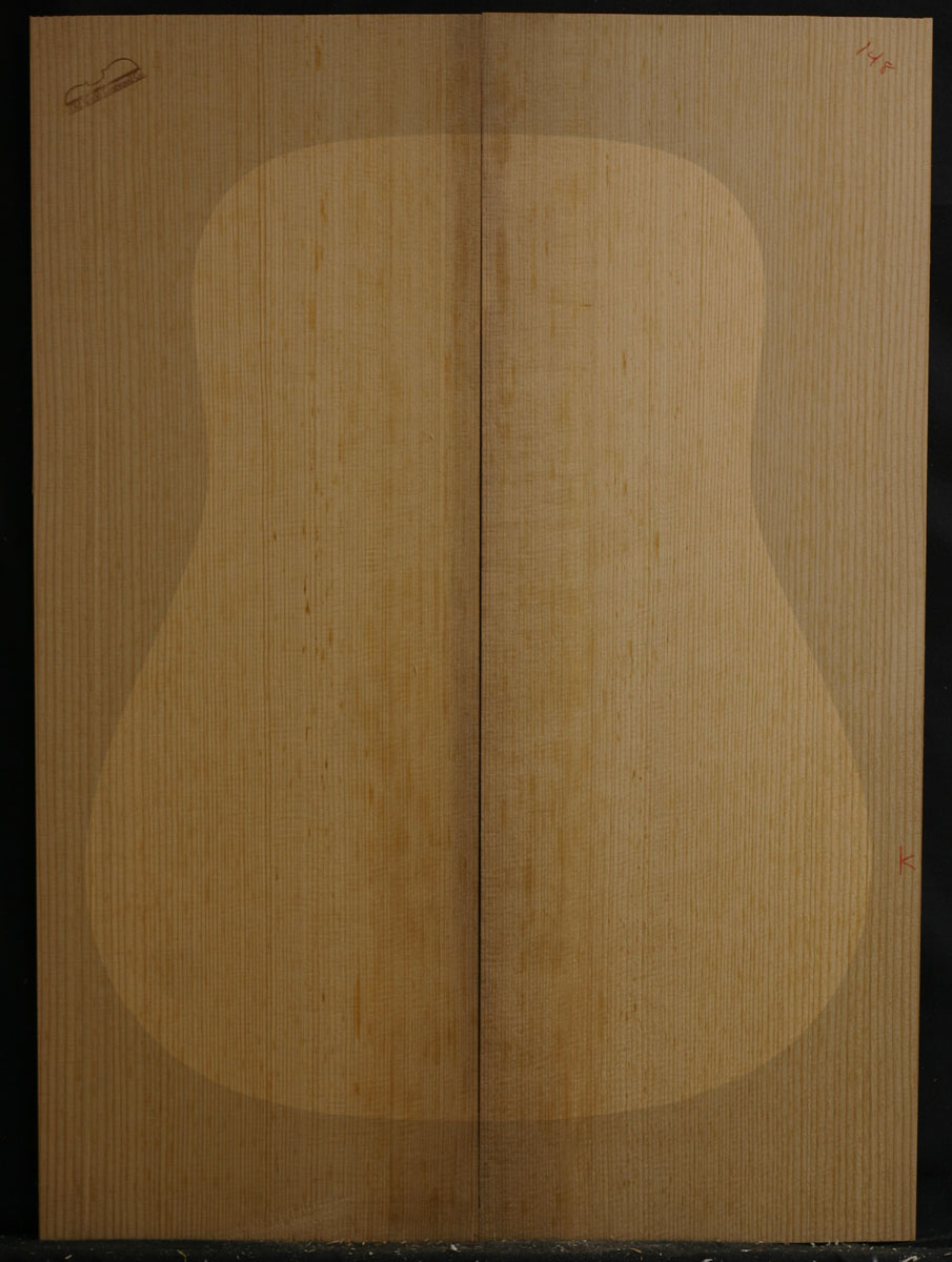 Thermally modified W (aka "Torrefied") Red "Adirondack" Spruce Guitar