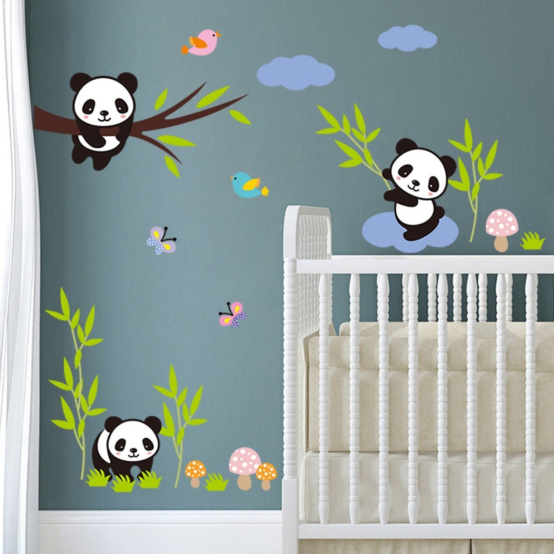 Panda Wall Decal Wall Design Ideas