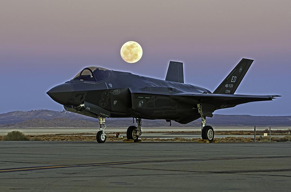 "In the cockpit of an F35 Lightning II" American Warrior Radio