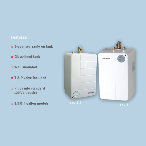 Mini Tank Water Heaters with Universal Water Purifier American Waterless Cookware