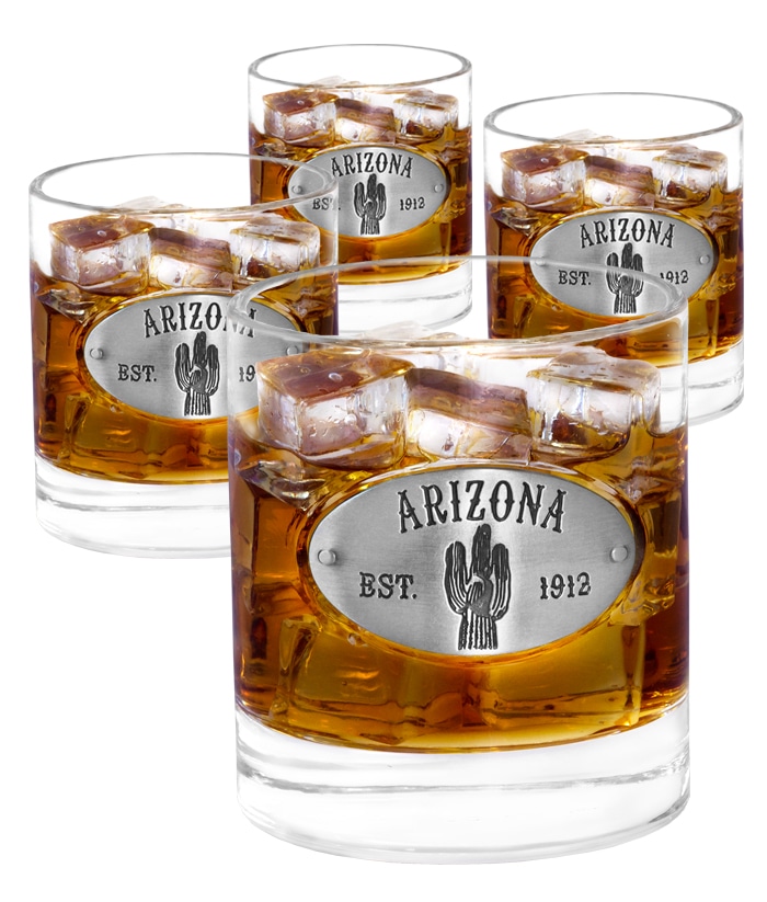 Arizona Whiskey Glasses 4 SET Americaware