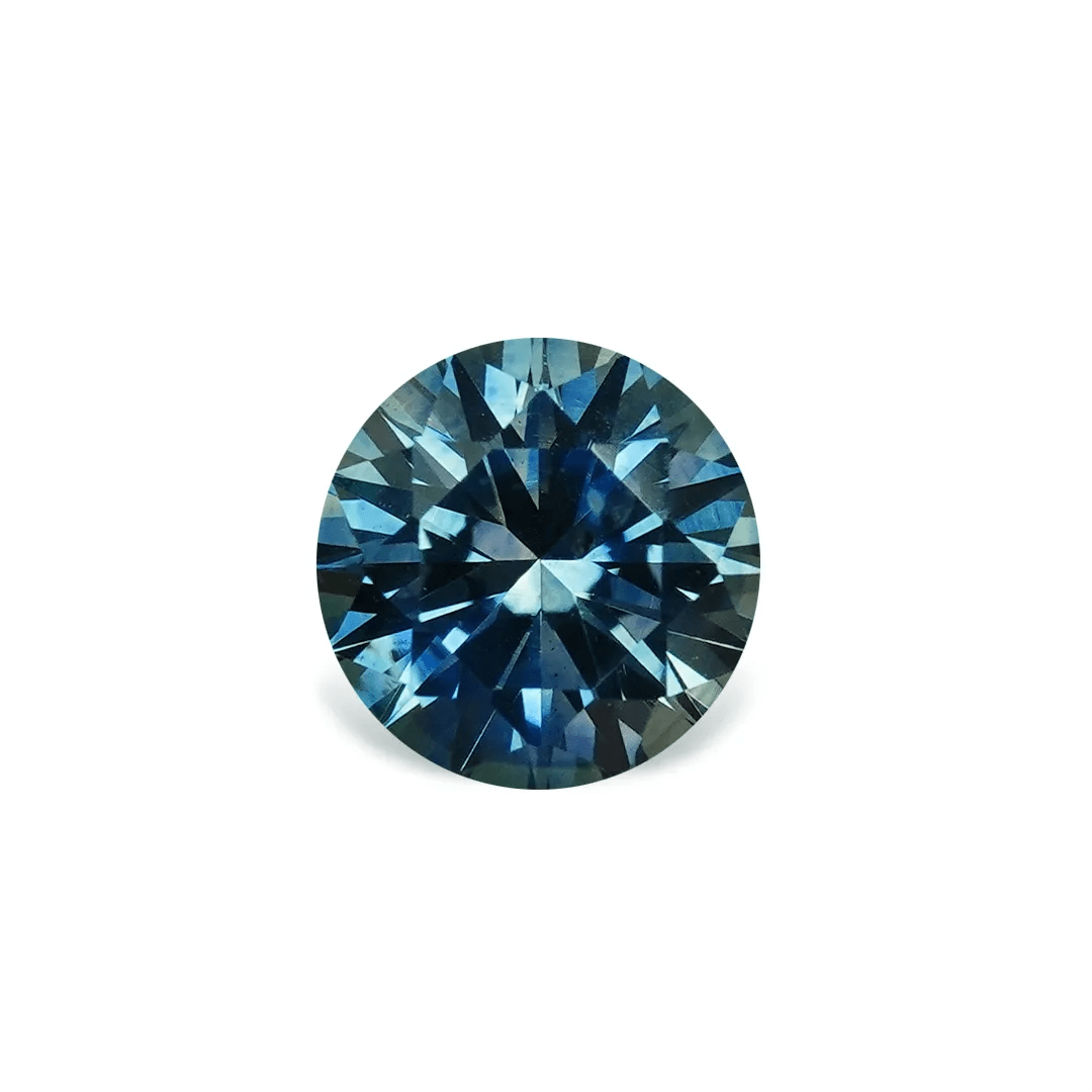 Teal Montana Sapphire Round 1.19 Carats Americut Gems