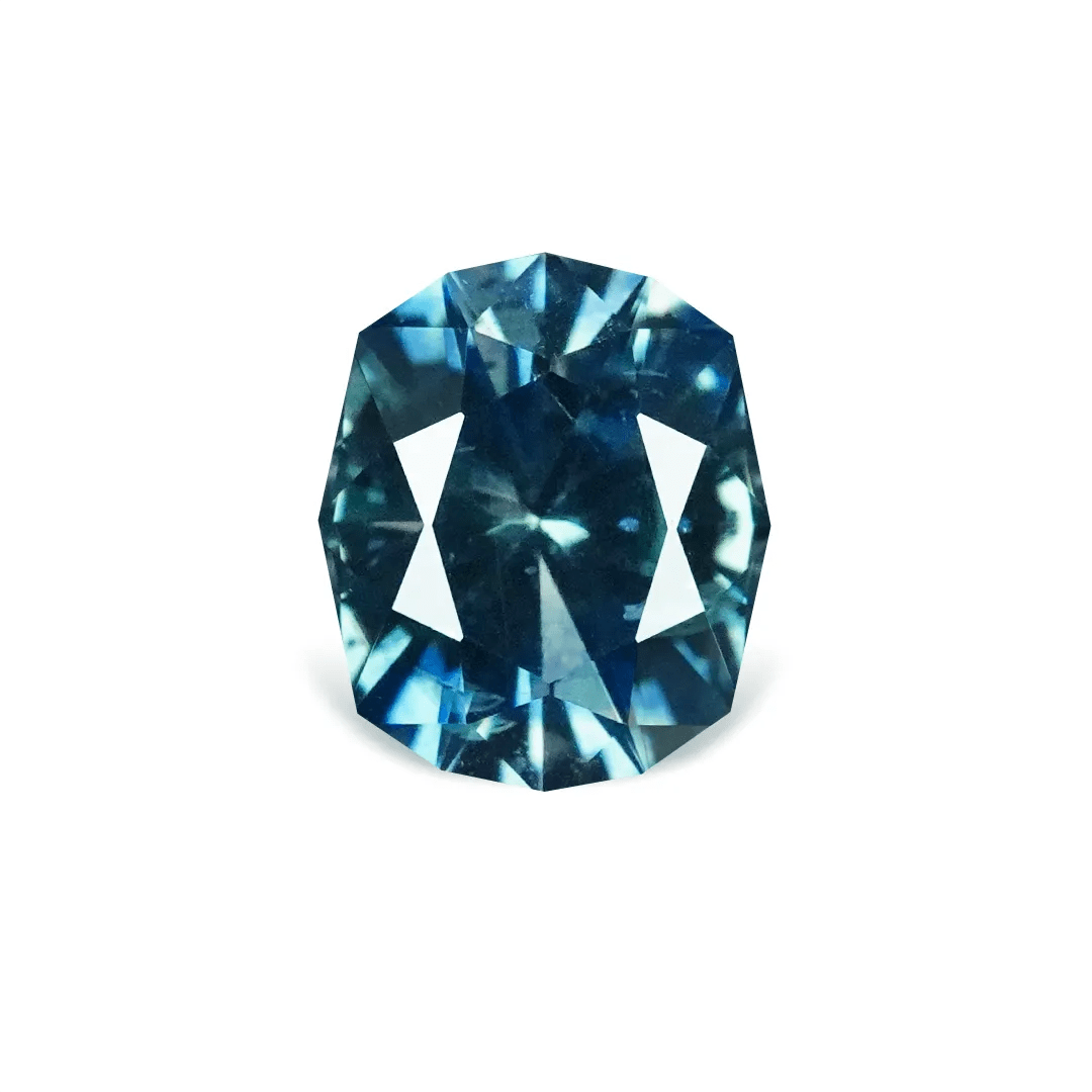 Teal Montana Sapphire Secret Cove 1 Carat Americut Gems