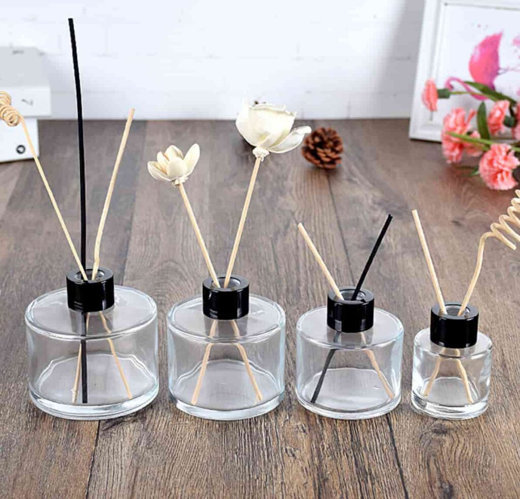 Round diffuser bottles Custom Glass Bottles, Jars & Glass Container
