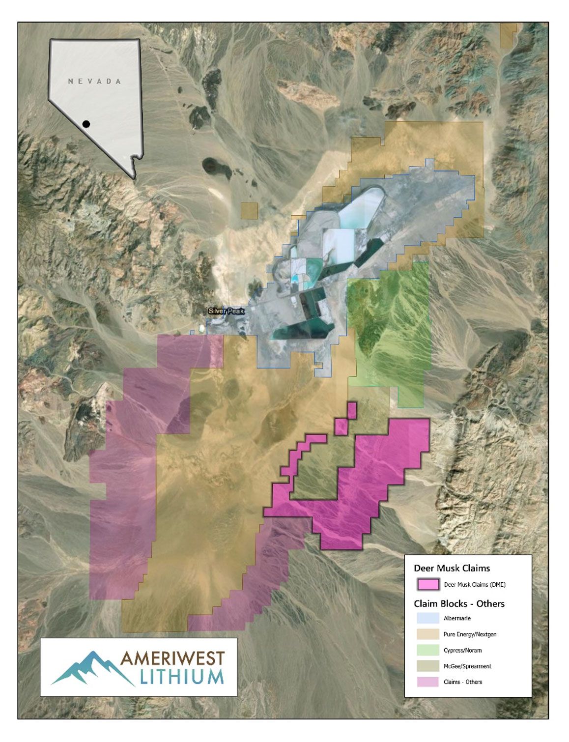 Deer Musk East Lithium Project, Clayton Valley, Nevada Ameriwest Lithium