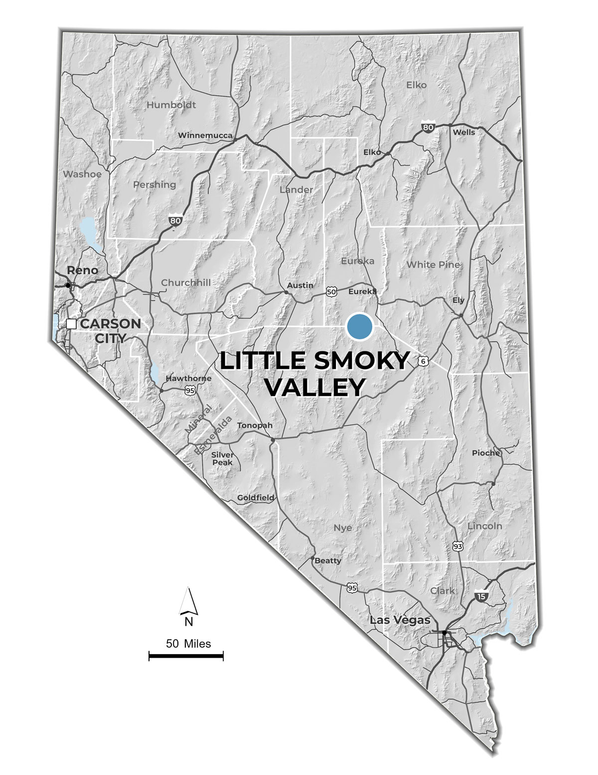 Little Smokey Valley, Nevada Ameriwest Lithium