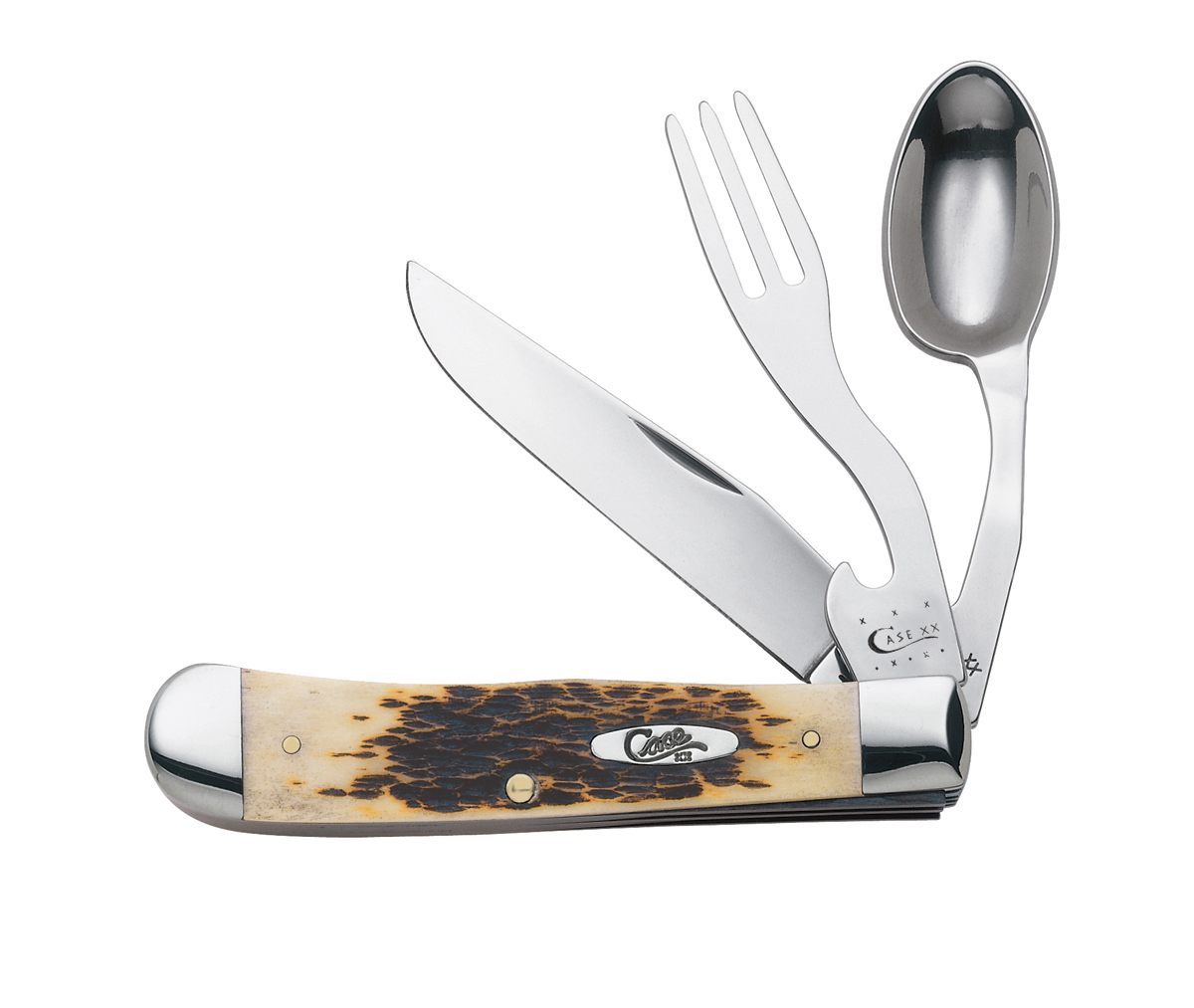 CASE XX KNIFE 052 AMBER BONE HOBO • Amerson Farms