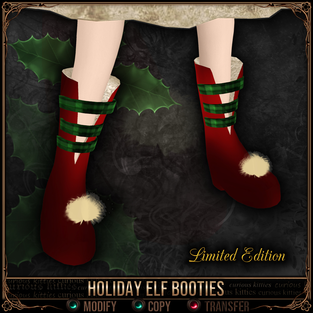 Holiday Elf Booties Curious Kitties Update Blog