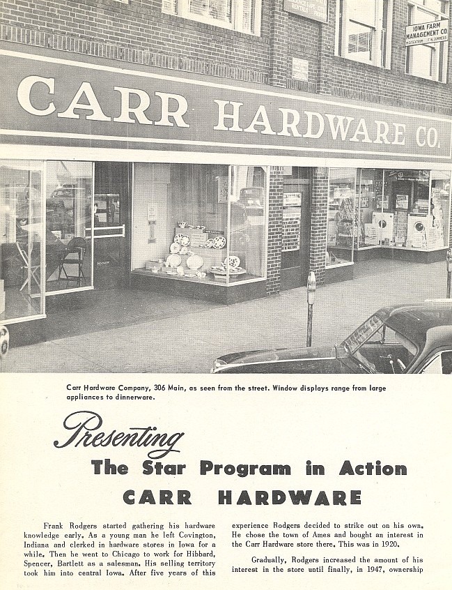 Carr Hardware Store Ames History Museum