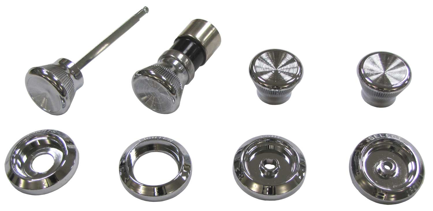 1969 CORRECT DASH KNOB & BEZEL KIT