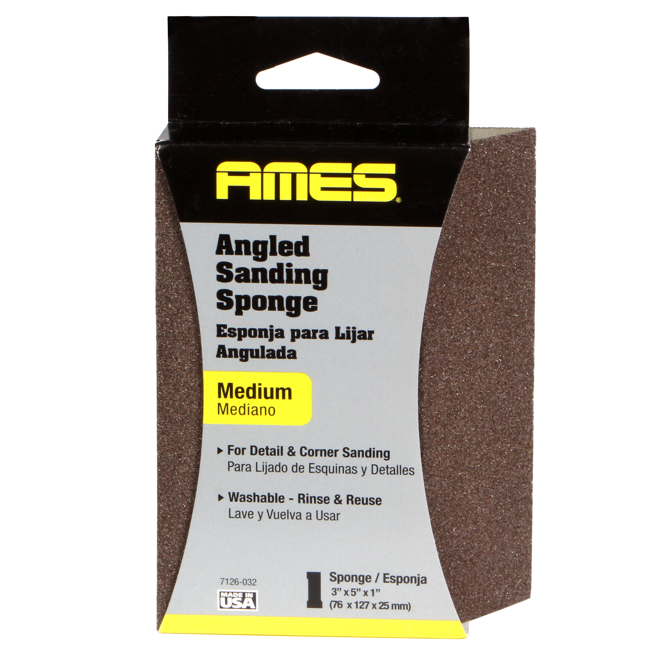 Sanding Wedge Medium Grit AMES Taping Tools