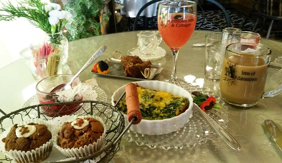 Have the best Lancaster breakfast at the Amethyst Inn in Adamstown