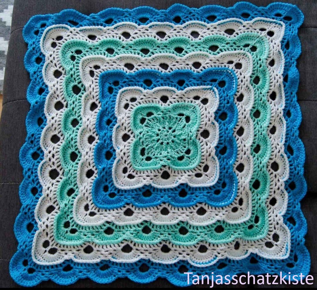 Textured Virus Blanket by Tanjasschatzkist