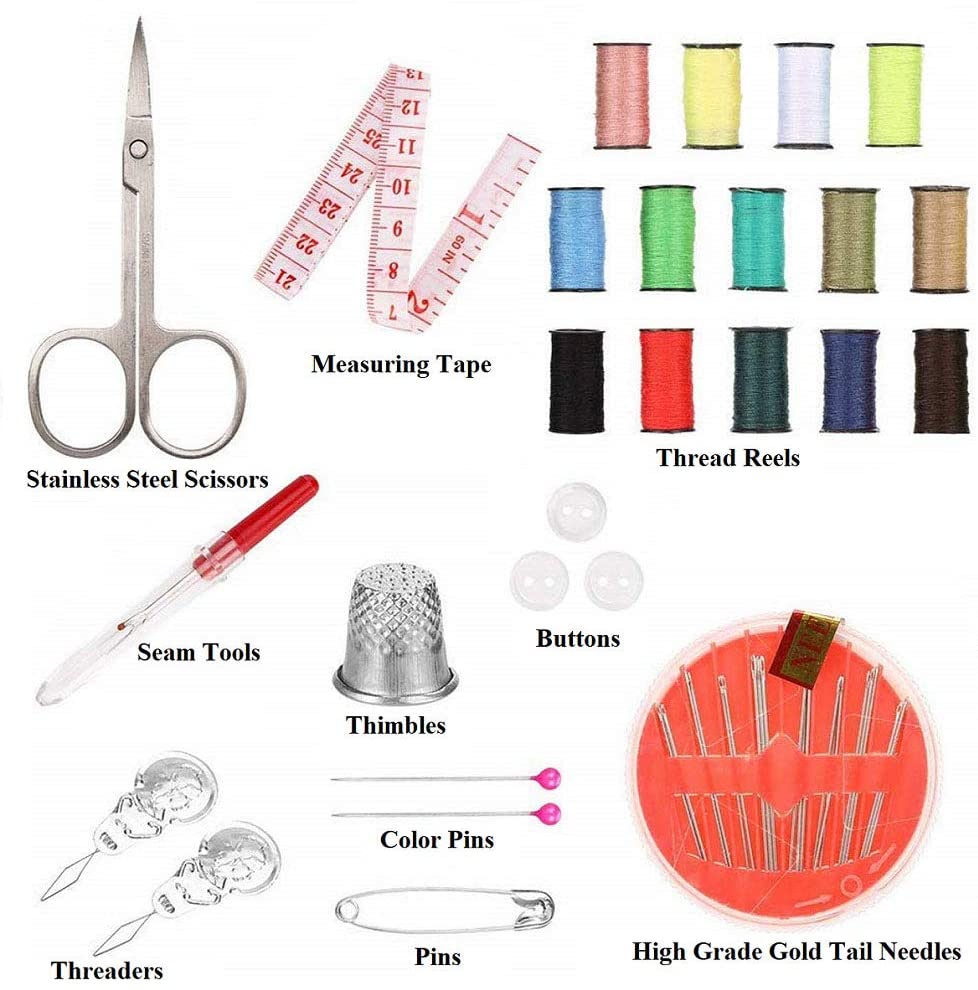 Sewing Kit Sewing Needles, Sewing Thread, Scissors