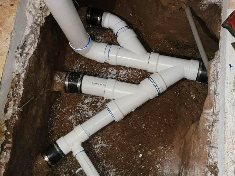 AmEuro Completes Two Cast Iron Pipe Replacements in 1 Week