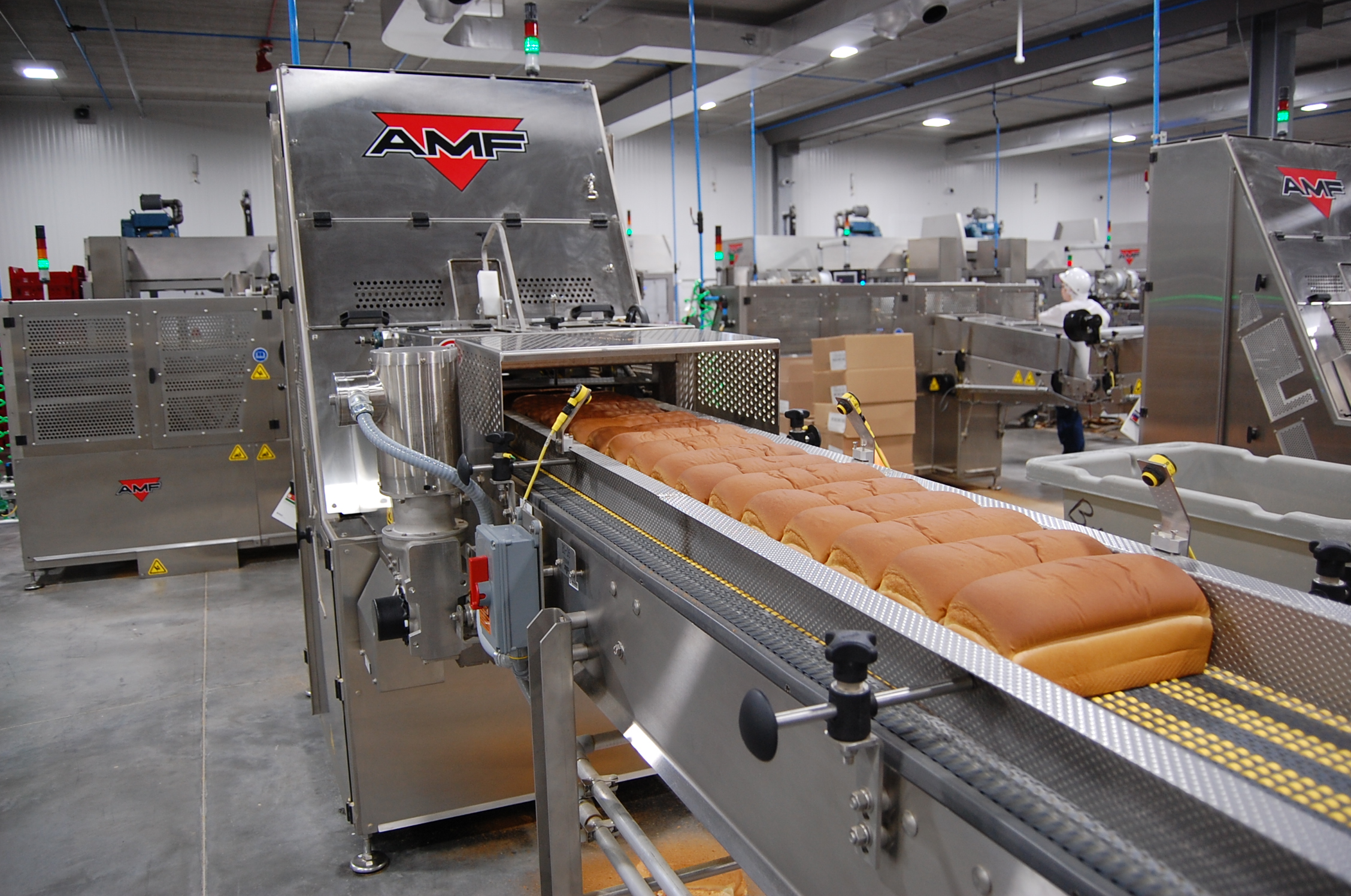 Reliable Industrial Bread Slicing Equipment AMF Bakery Systems