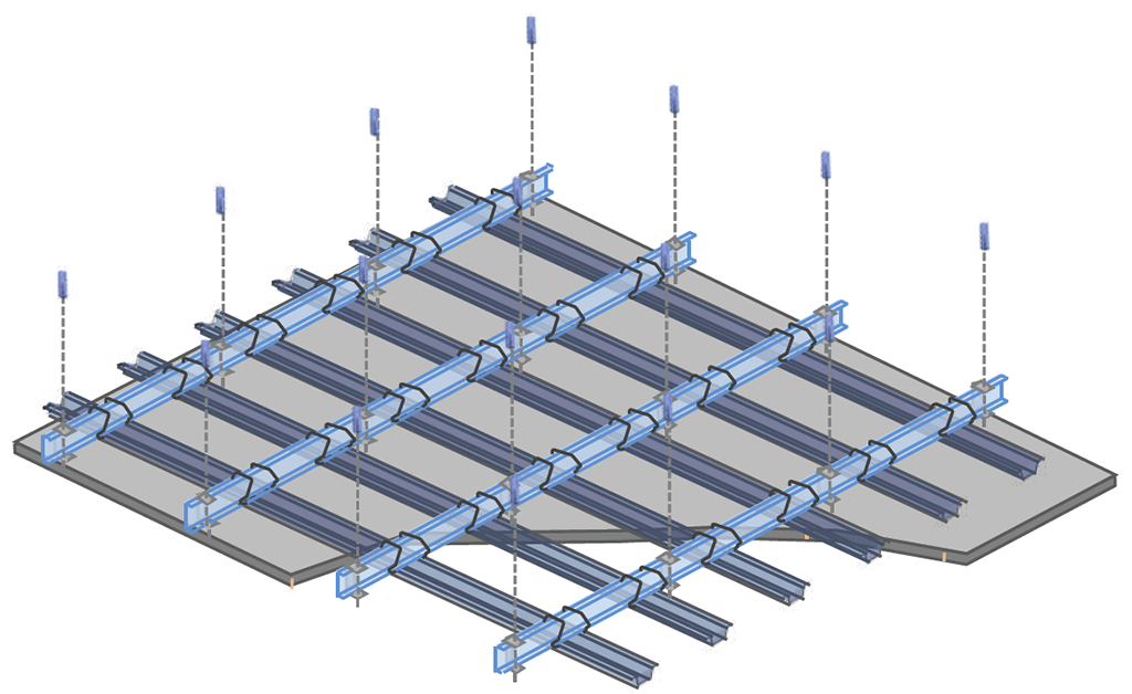 CEILING SYSTEM CEMENT BOARD AMF