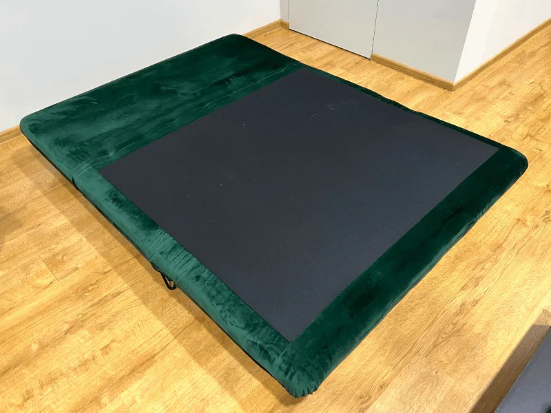 Sofa rozkładana Zenia Velvet zielony Meble i dodatki