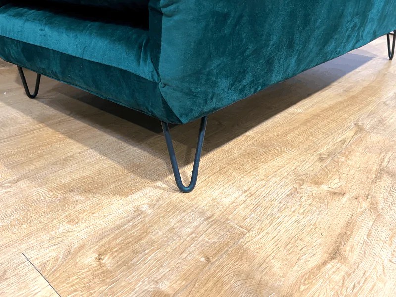 Sofa rozkładana Zenia Velvet zielony Meble i dodatki