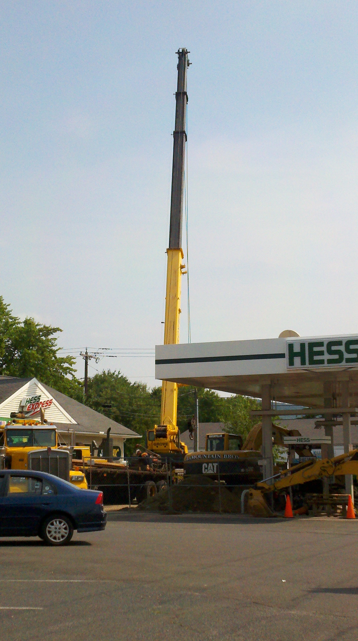 Hess Gas station update Amherst Office Park