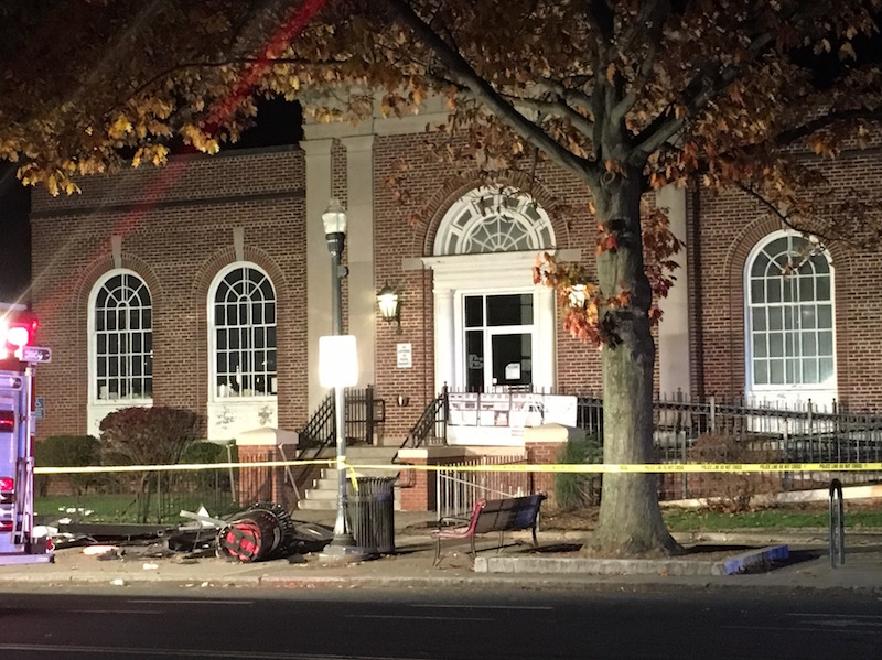 UPDATED Person killed in downtown bus stop crash Amherst Wire