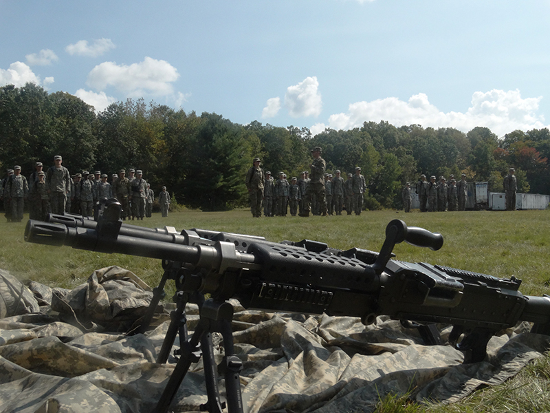 Amherst Wire Maps and machine guns UMass ROTC is back in action