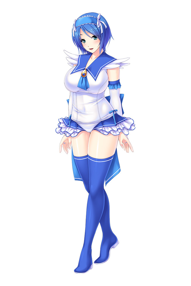 Yurika Aoshima from Mahou Kishi Pure Knights Kyokon ni wa Katenakatta