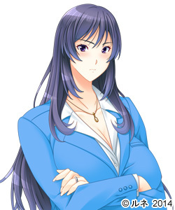 Kyouko Tsukishima from Kyonyuu Hitozuma Onna Kyoushi Saimin Keitai App