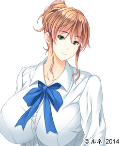 Miwa Shirakawa from Kyonyuu Hitozuma Onna Kyoushi Saimin Keitai App de