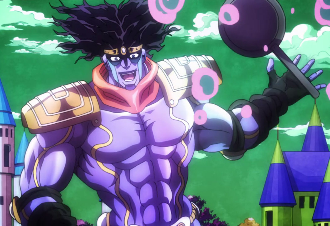 Star Platinum from JoJo's Bizarre Adventure Stardust Crusaders