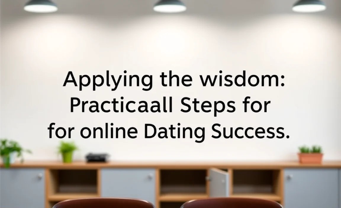 Applying the Wisdom: Practical Steps for Online Dating Success