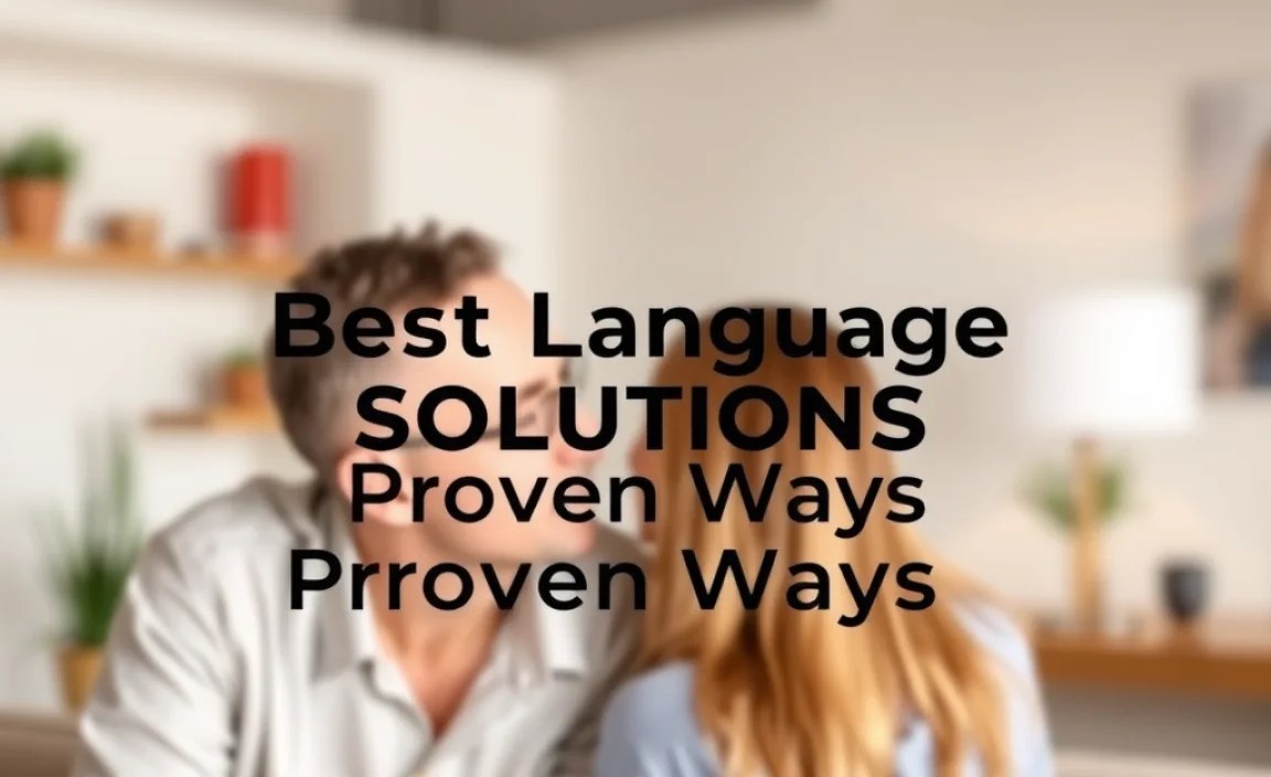 Best Love Language Solutions: Proven Ways