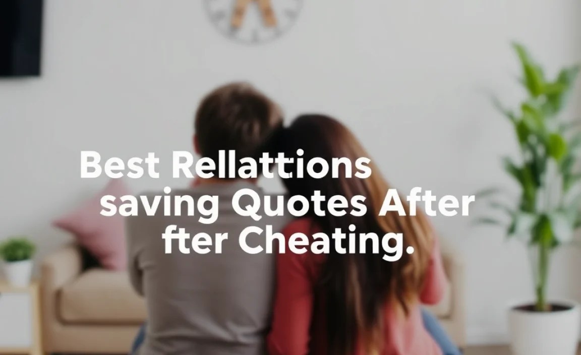 Best Relationship Saving Quotes After Cheating