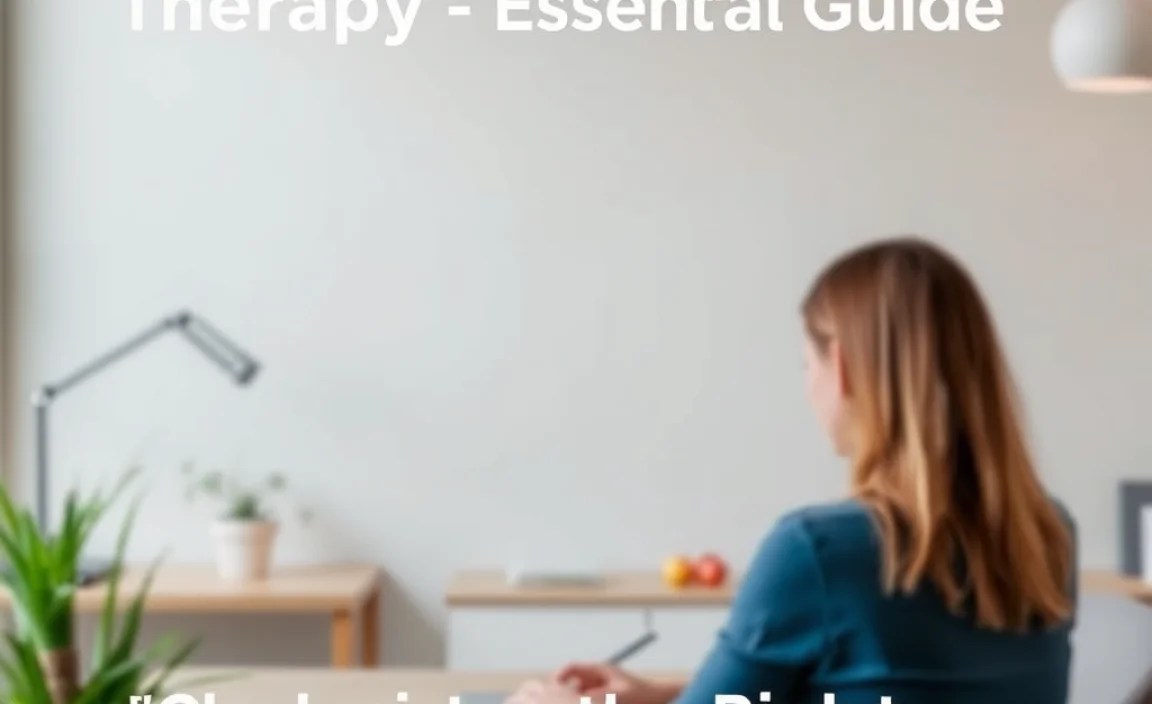 Choosing the Right Therapist or Program