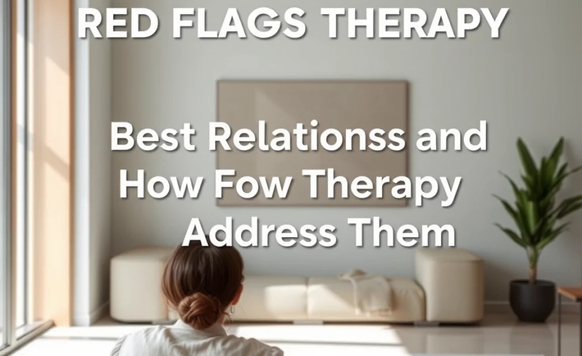 Common Red Flags and How Therapy Addresses Them