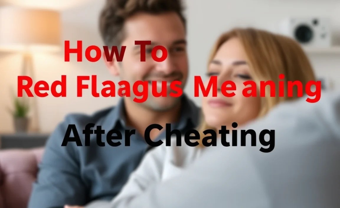 Common Relationship Red Flags After Cheating