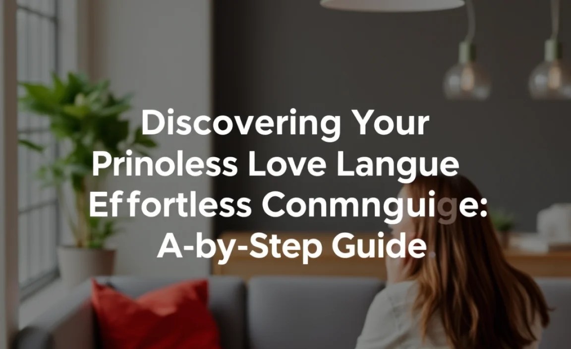 Discovering Your Primary Love Language: A Step-by-Step Guide