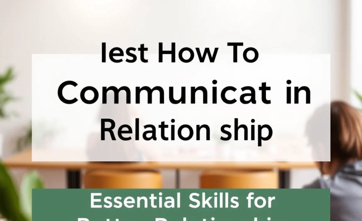 Essential Skills for Better Relationship Communication