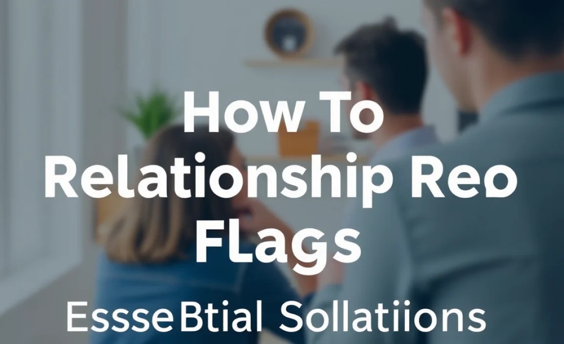 Essential Solutions for Addressing Relationship Red Flags