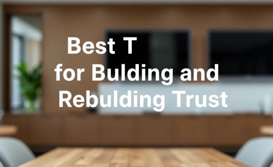 Essential Solutions for Building and Rebuilding Trust