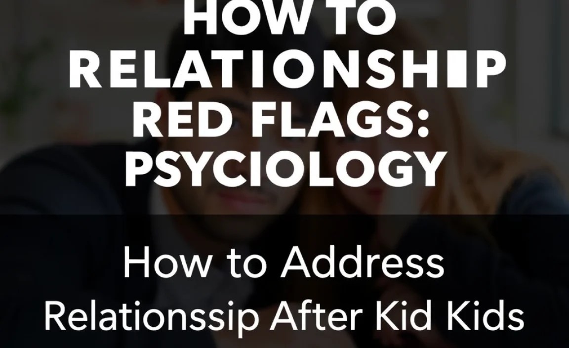 How to Address Relationship Red Flags After Kids