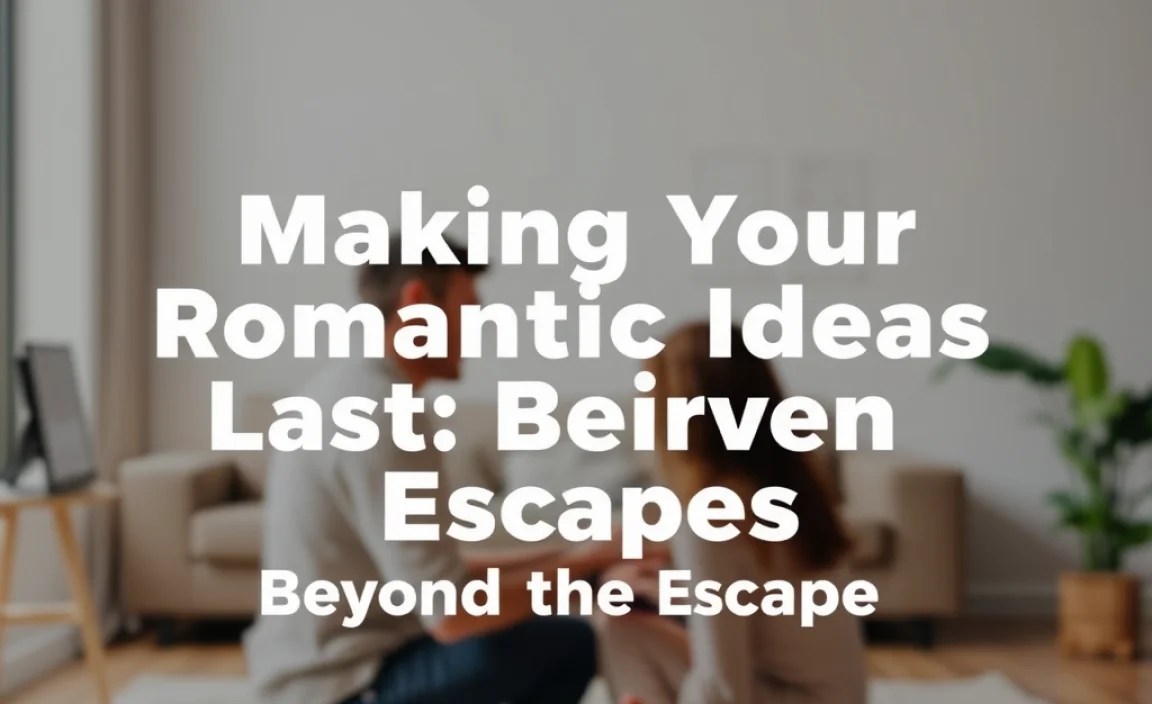 Making Your Romantic Ideas Last: Beyond the Escape