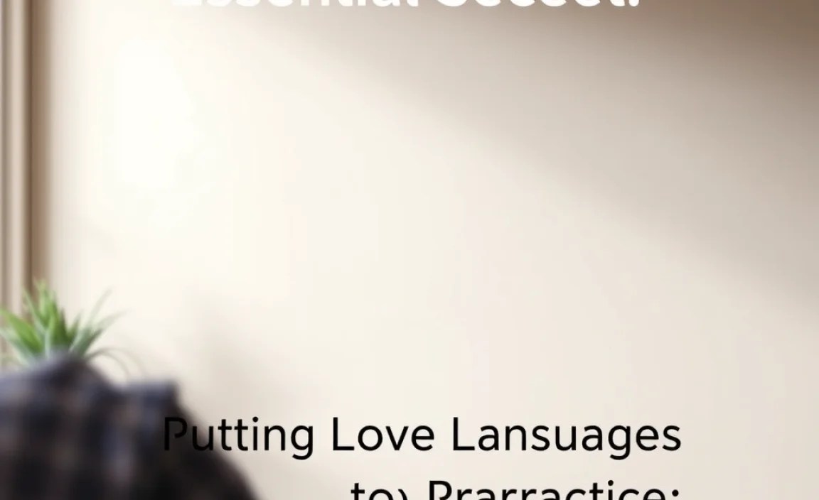 Putting Love Languages into Practice: Actionable Tips