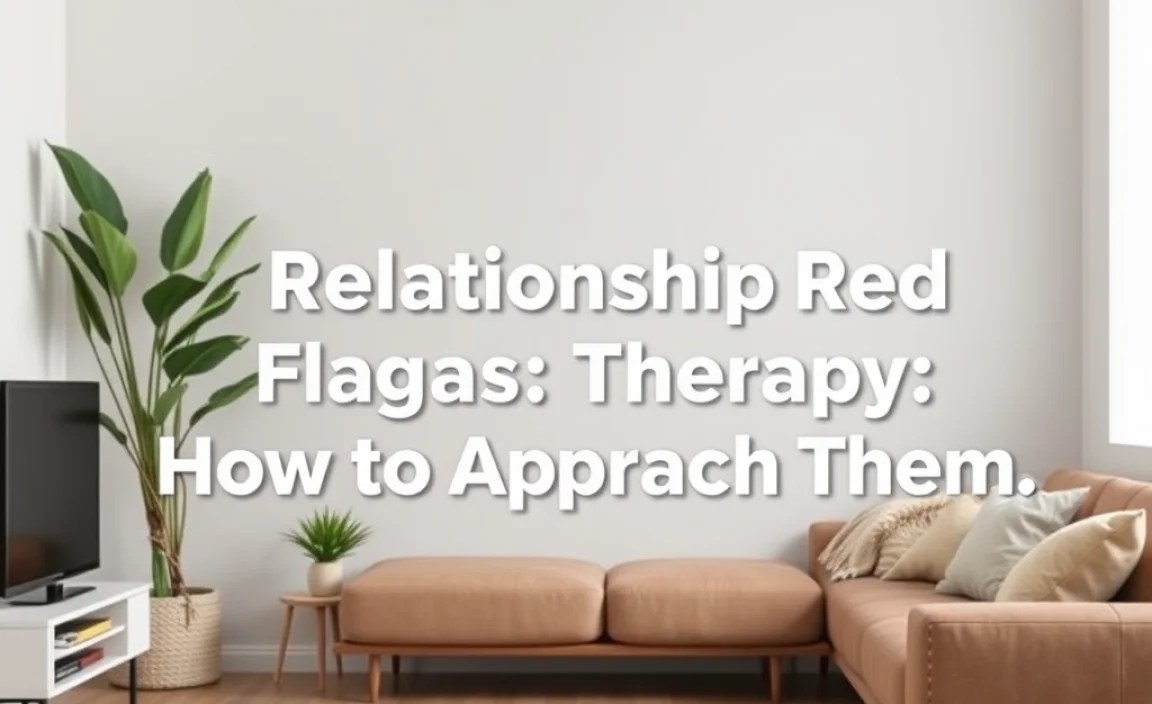 Relationship Red Flags Therapy: How to Approach Them