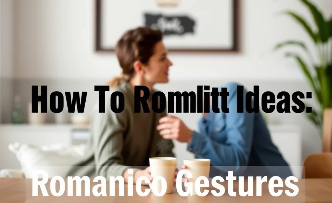 Romantic Gestures to Reconsider or Adapt