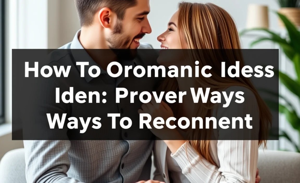 Romantic Ideas for Men During Arguments