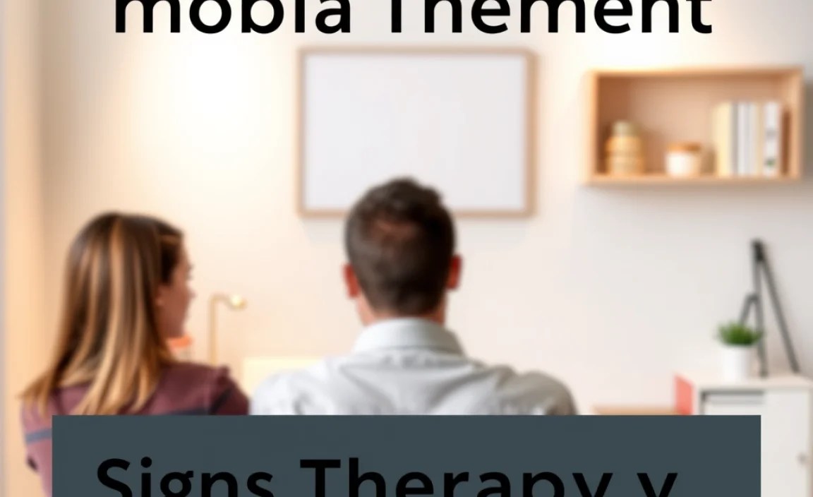 Signs Therapy is Needed