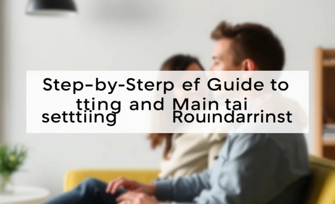 Step-by-Step Guide to Setting and Maintaining Boundaries