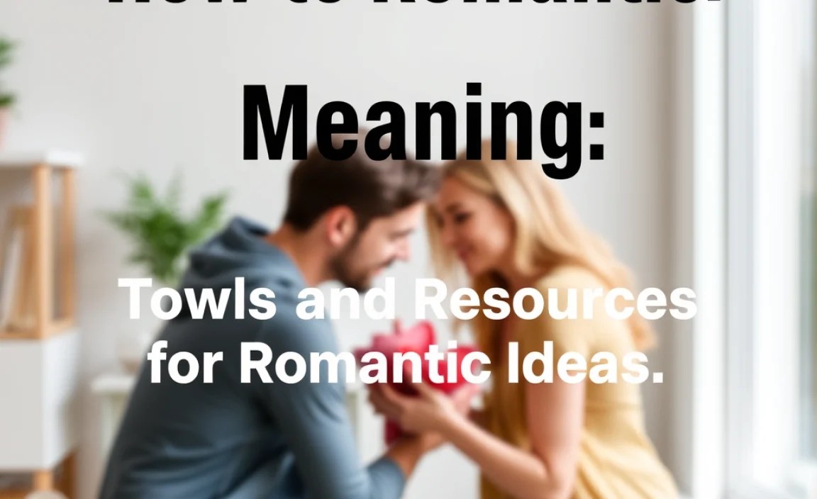 Tools and Resources for Romantic Ideas